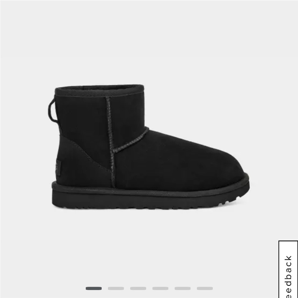 Black Classic Mini II Uggs Size 8